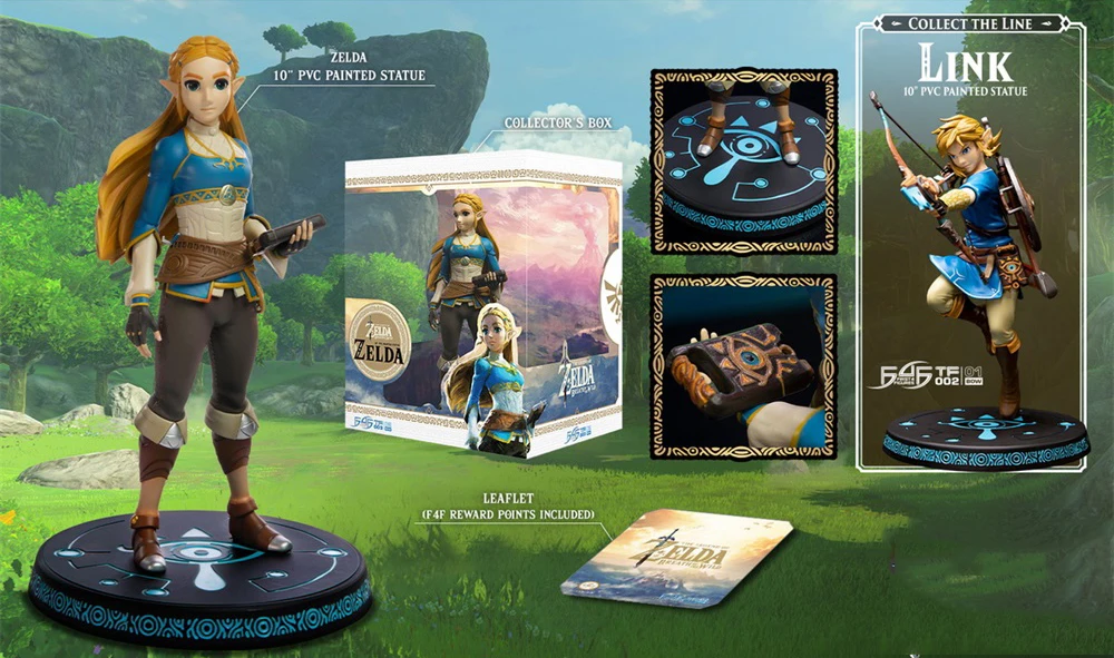

First4Figures F4F 10inch Legend of the Zeldass Princess BOTWZS BOTWZC Breath Of The Wild Normal Version For Fans Collectable