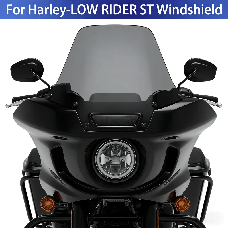 Pro Ride Low Windshield For Harley-LOW RIDER ST Windshield Wind Deflectors Modification ...