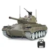 Tongde Model Chaffee M24 RTR 1/16 2.4G RC Battle Tank Smoke Sound Shooting LED Light Simulated Vehicles Model RTR Toys 3