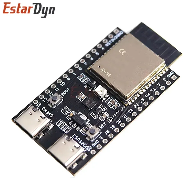 ESP32-C6 ESP32 WiFi+Bluetooth Internet Of Things Dual Type-C Development Board ESP 32 Core Board ESP32-C6-DevKit C N4R2