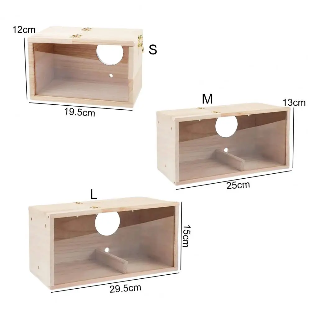 Burr Free Parakeet Cockatiel Bird House Nest Easy to Clean Parrot House Smooth Edges Parakeet Nesting Box Bird Supplies