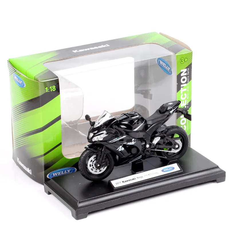 1/18サイズ Maisto 1/18 Scale Kawasaki Ninja ZX9R ZX10R ZX12R H2R KLR