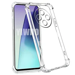 Airbag Transparent Shockproof TPU Phone Case with Protective Lens - Redmi 10c 4G