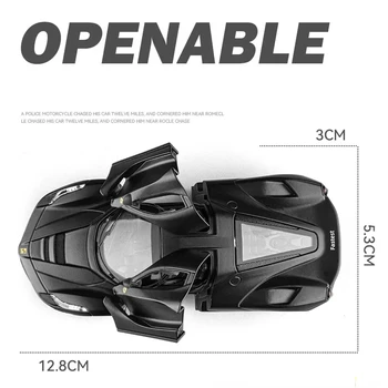 1:36 Ferrari Laferrari Sports car Toy Alloy Car Diecasts & Toy Vehicles Sound and light Car Model Collection Car Toys D160 2