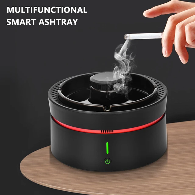 Smart Portable Home Negative Ion Air Purifier Ashtray Car Cigarette Lighter  Smokeless Ashtray Smoking - AliExpress