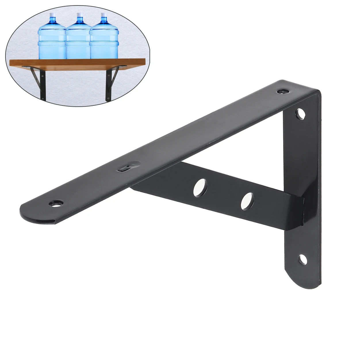 Heavy Duty Shelf Bracket Shelf Collapsible Corner Brace Joint Bracket Adjustable Shelf Holder Wall Mounted Bench Table Shelf heavy duty pegboard display hook square hole bar bow cylindrical object hardware bracket shelf hanger