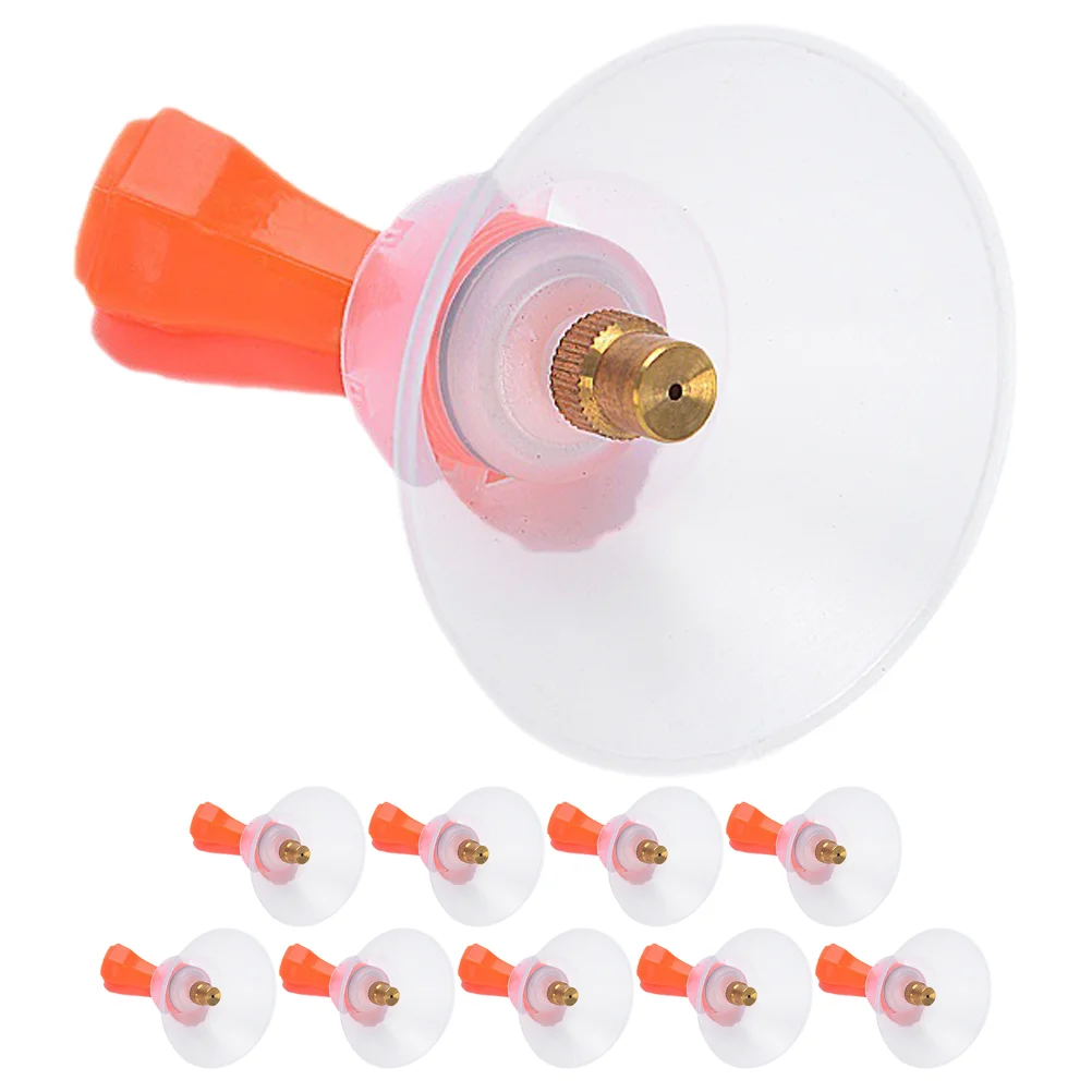

10 Pcs Sprayer Nozzle Garden Tiller Tool Gardening High Pressure Misting Nozzles Copper Spraying Replaceable