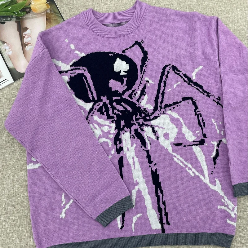 temperament commuter style pullover sweater for women's autumn and winter new loose all-match crew-neck knitwear