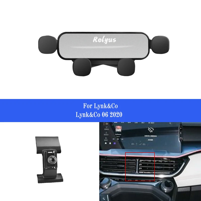 

Car Mobile Phone Holder for Lynk&Co 06 2020 Smartphone Air Vent Mounts Holder Gps Stand Bracket Auto Accessories