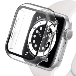 Premium Tempered Glass Screen Protector for Apple Watch - Durable Cover and Accessories (Transparent 19)