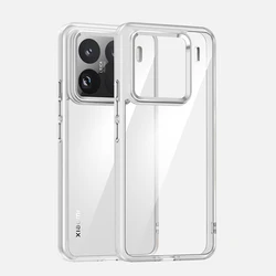 MagSafe Transparent Shockproof Magnetic Charging Case - TPU PC Cover for Xiaomi 15 (Clear)
