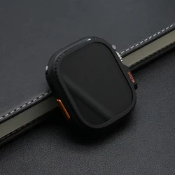 Aluminum Alloy Metal Protector Case for Apple Watch 46mm (Black)