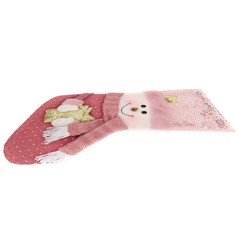 

Christmas Decoration Sequin Plush Socks Children's Candy Bag Hanging Ornaments for The Elderly Stocking