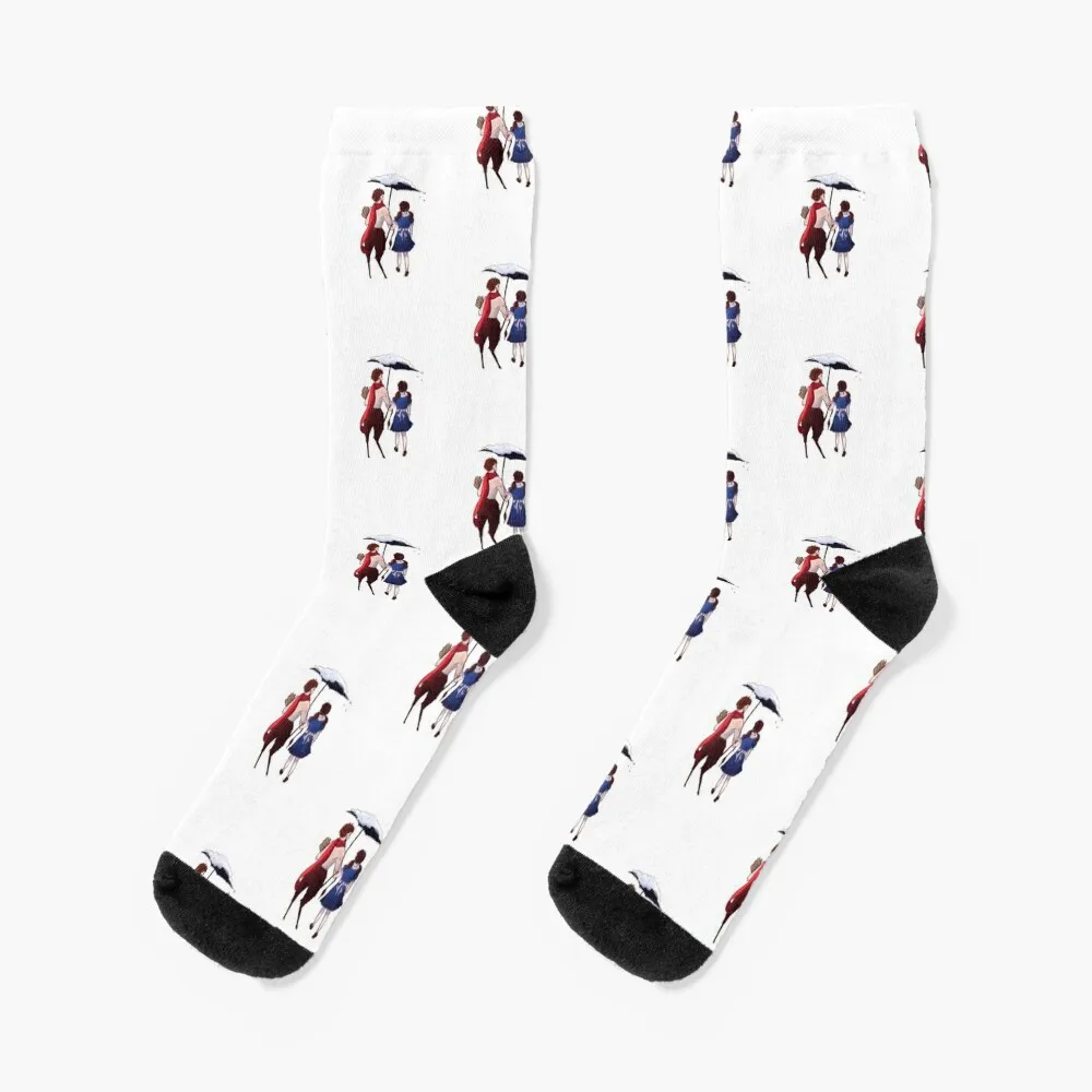 Simplified Lucy and Mr Tumnus Socks hiphop cartoon socks golf Socks Woman Men's money cant buy happiness but it can buy ribs socks cartoon socks winter man socks