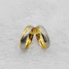 Designer Stainless Steel Modern Jewellery Valentines Promise Wedding Bands Rings Golden Couples Ring Big US size 14 Male 2