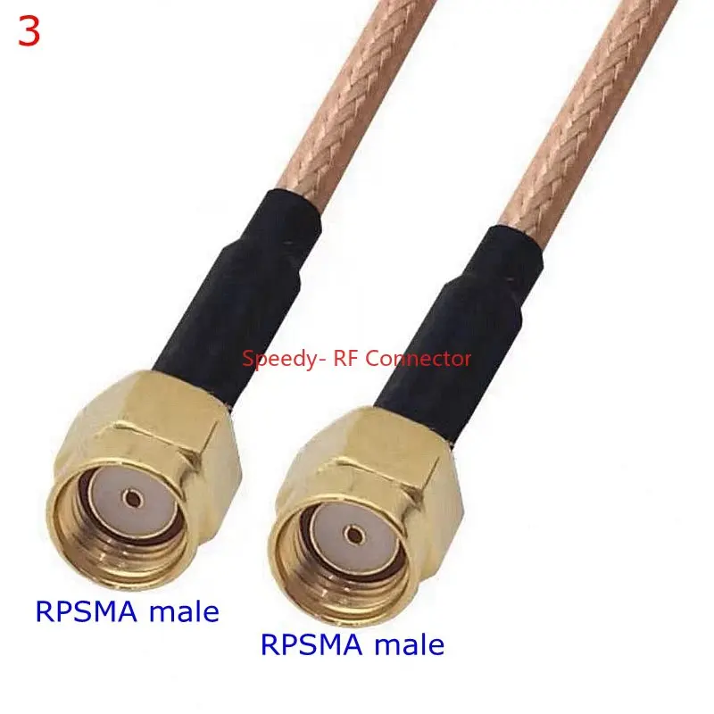 thumbnail image 1 of Kit de conector RG316 SMA a SMA macho hembra, conector RPSMA macho hembra a SMA, para cable de extensión de puente de coleta RG-316 de baja pérdida, 1 of 5