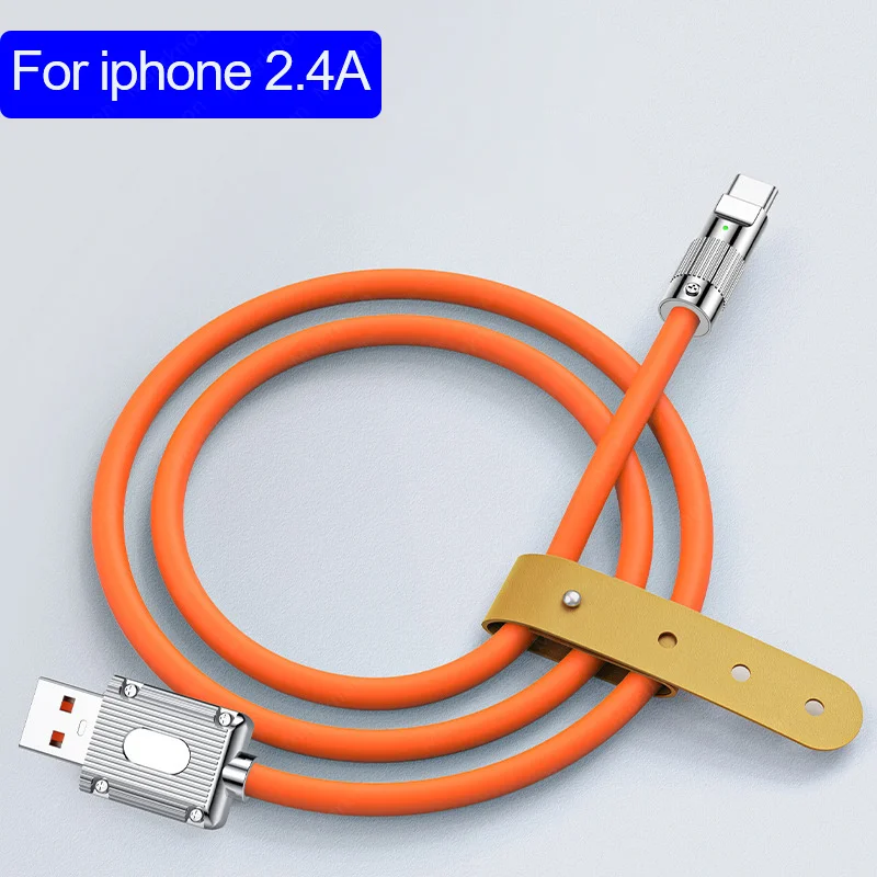 Data Cable USB Type C 120W Super Fast Charging Rotatable Plug 180ﾰ Quick Charge For Xiaomi 13 Pro Huawei P50 Samsung Data Line