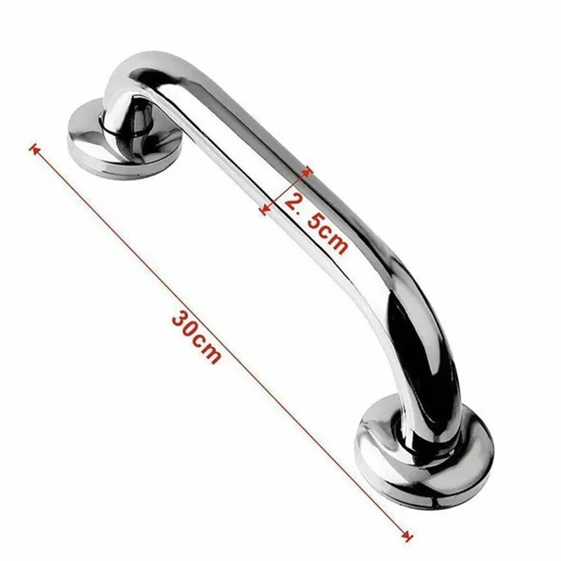 Stainless Steel Bathroom Handrail Grab Bar 300/400/500mm Tub Toilet Shower Hand Grip Handle Safety Non Slip Tool bathroom handrail,shower handle grab bars