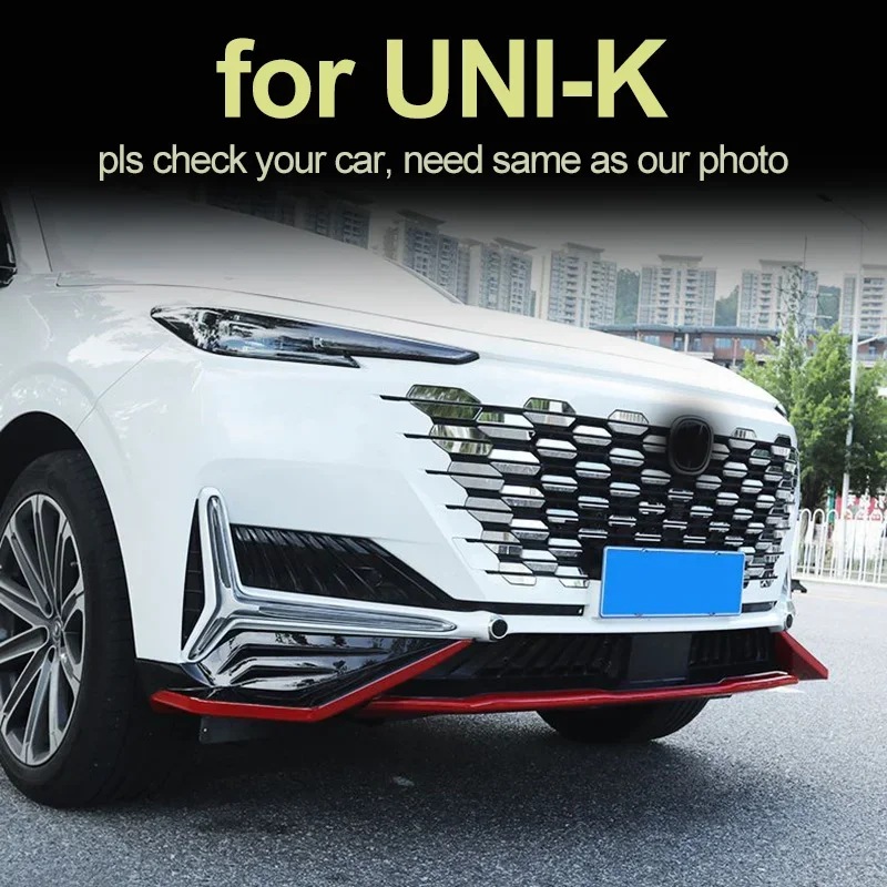 

3pcs/set for Changan UNI-K 2021 Bumper Front Shovel UNIK 2023 EncirclementGuard Bar Wrap Angle