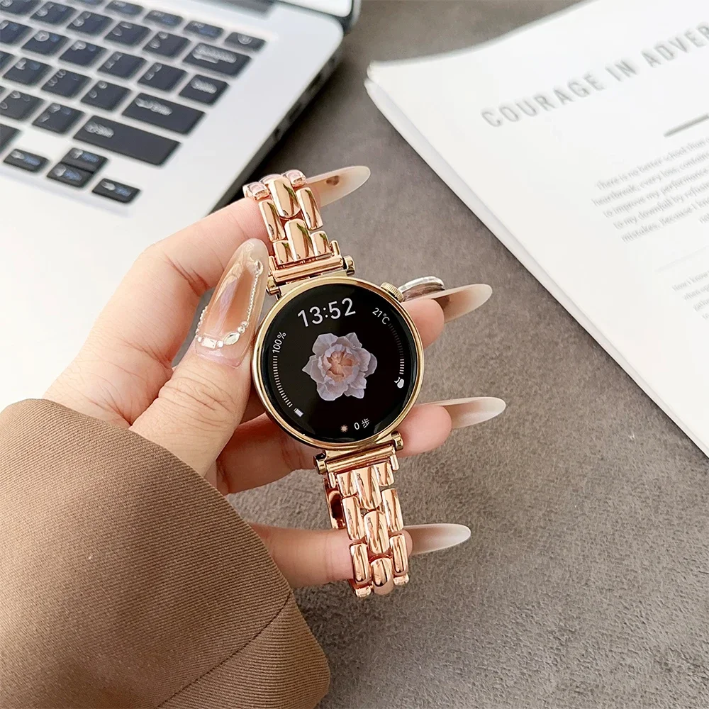 Elegant Metal Chain Watch Band Bracelet - 18mm, 20mm, 22mm