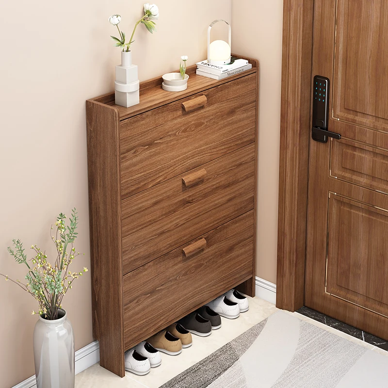 

Storage Dust Proof Shoe Cabinets Vertical Narrow Space Saving Shelf Shoe Rack Partition Simple Schoenenkasten Entryway Furniture