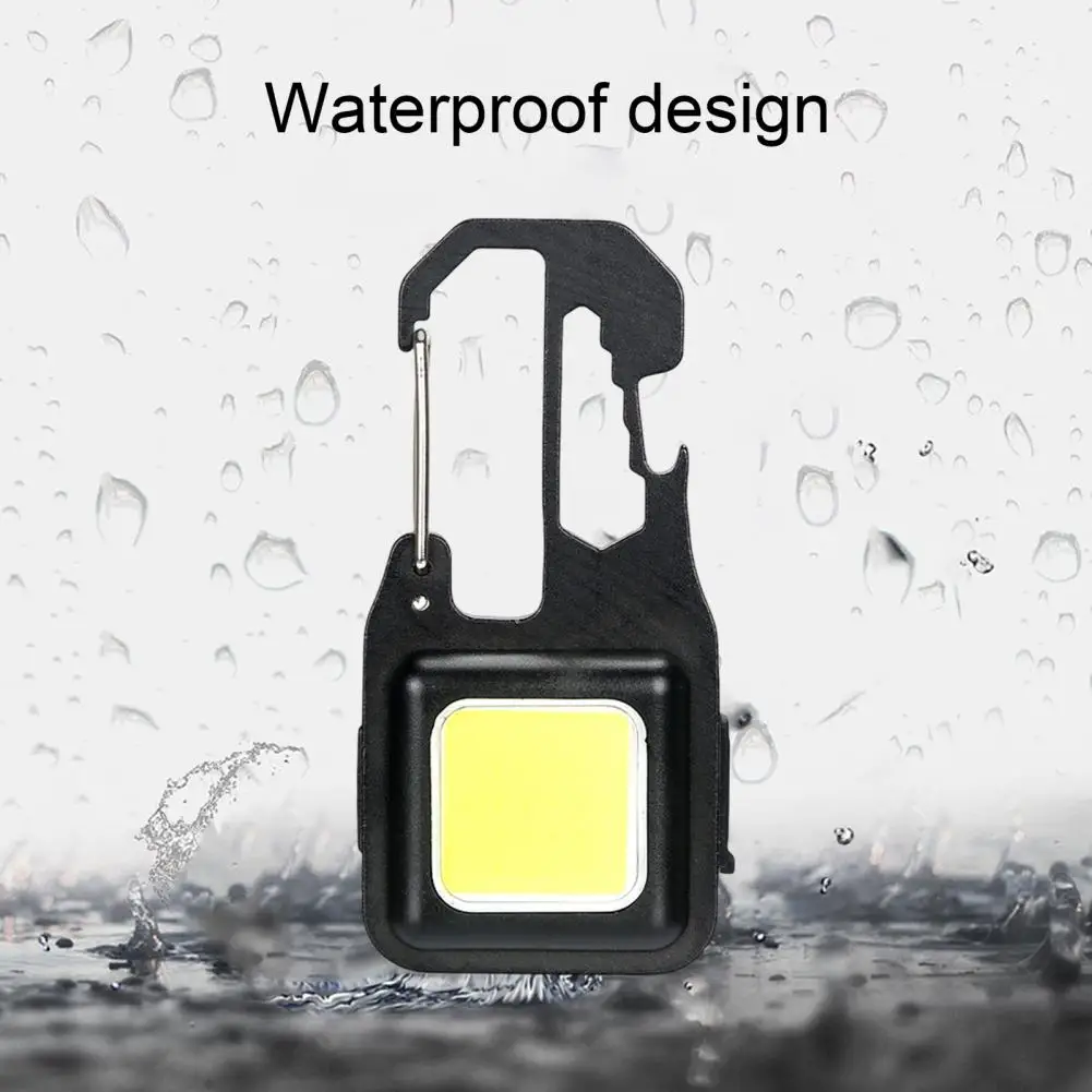

Outdoor Light Convenient 3 Light Modes Tripod Hole Extremely Bright COB Keychain Emergency Lamp Outdoor Supplies