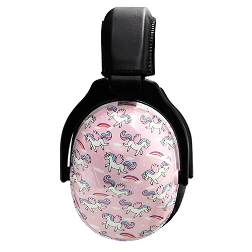 ZOHAN Toddler Defenders Hearing Protection Cartoon Kid Safety Ear Muffs Noise Reduction for Childrens Earmuffs Adjustable Unicorn