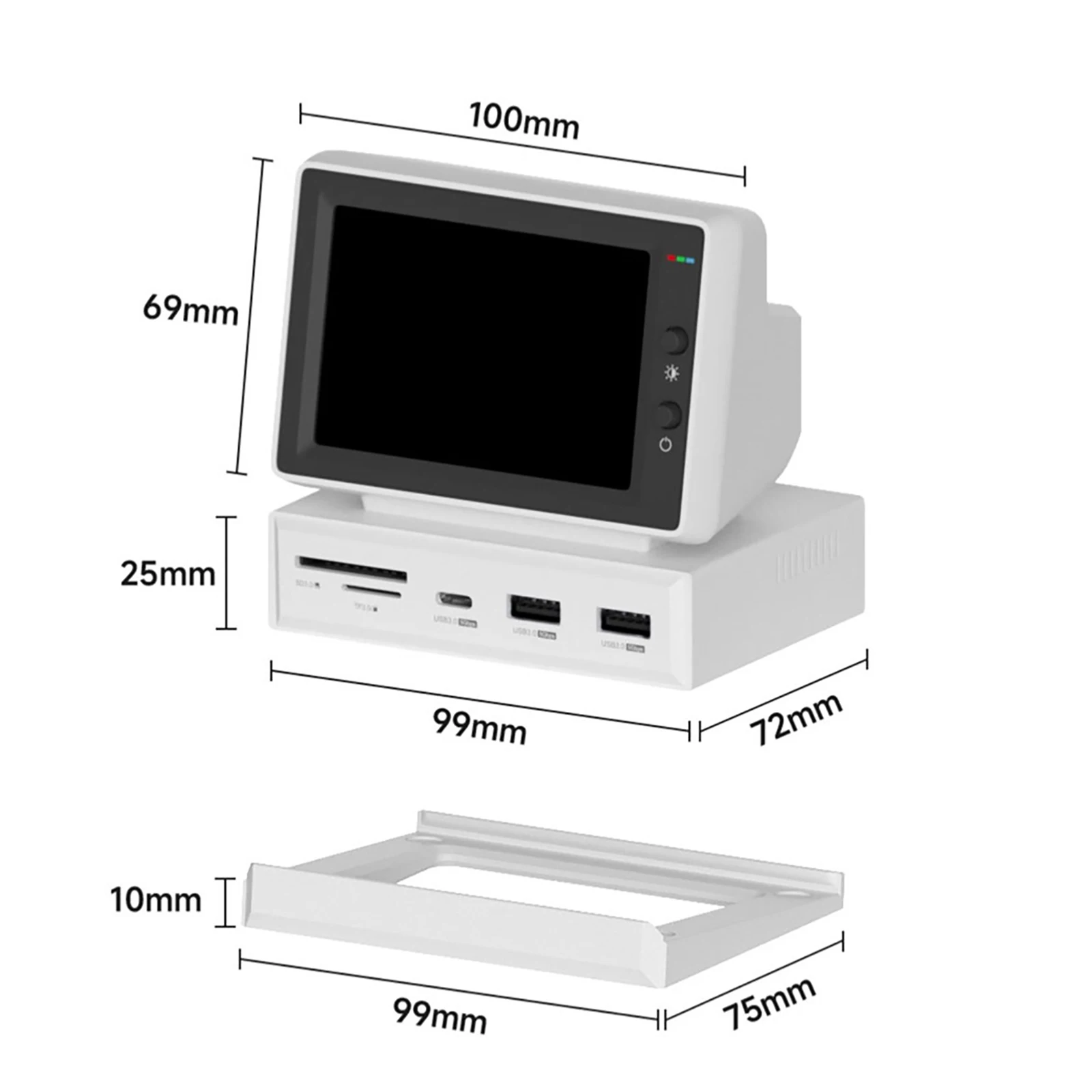 ̴ ǻ  ȭ LCD ÷ , USB 3.0 , SD3.0, TF ī 