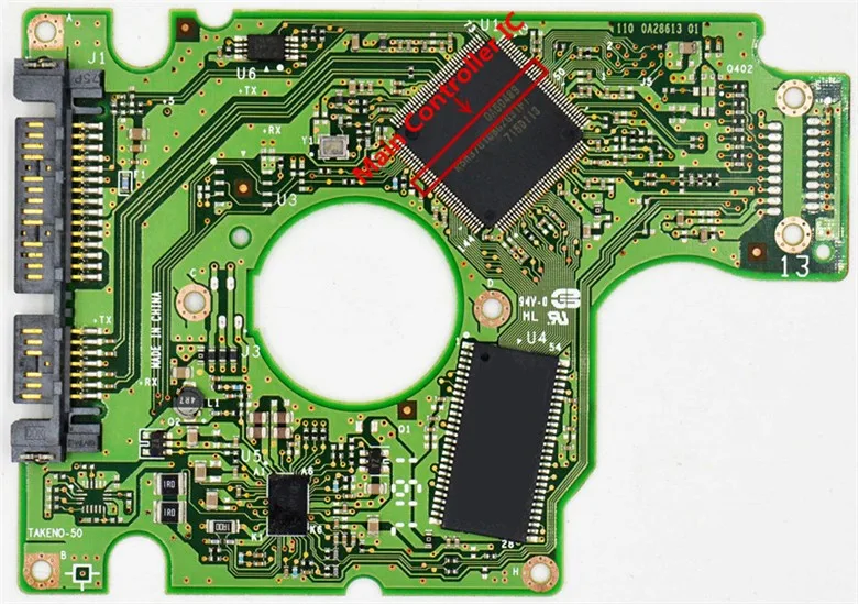 Ÿġ HDD PCB 220 0A28613 01 , 110 0A28613 01 / IC: 0A50489 0A28644 / 0A52026 HTS541680J9SA00,HTS541612J9SA00