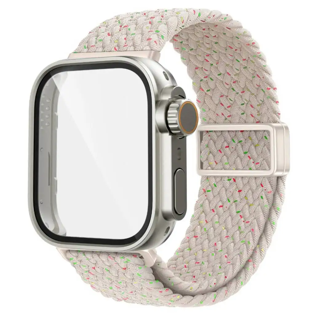 Nylon Braided Strap with Protective Screen Frame and Adjustable Band