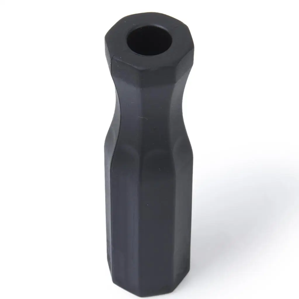 2pcs Black Table Soccer Part Kids Football Fussball Foosball Handle Grips Rubber Replacment 6