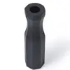 2pcs Black Table Soccer Part Kids Football Fussball Foosball Handle Grips Rubber Replacment 6