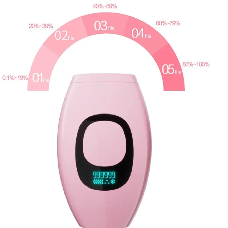 999,990 Flash 5 Gears IPL Laser Epilator Women Body Pubic Bikini Hair Removal Pulses Depilator Home Use Device Remover