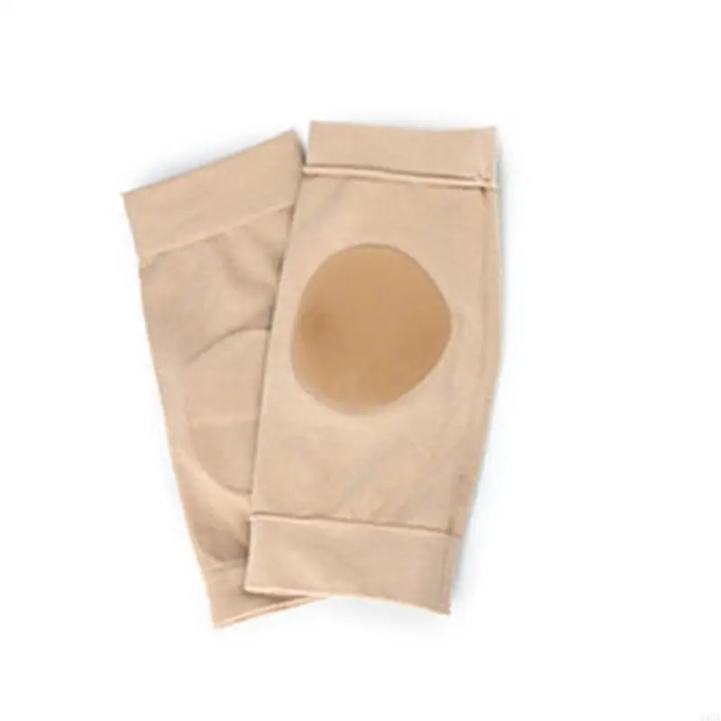 1pair Soft gepolsterte Skate Socken Füße Protektor Fußpflegewerkzeug Heel Schutz Sock – Detail 7