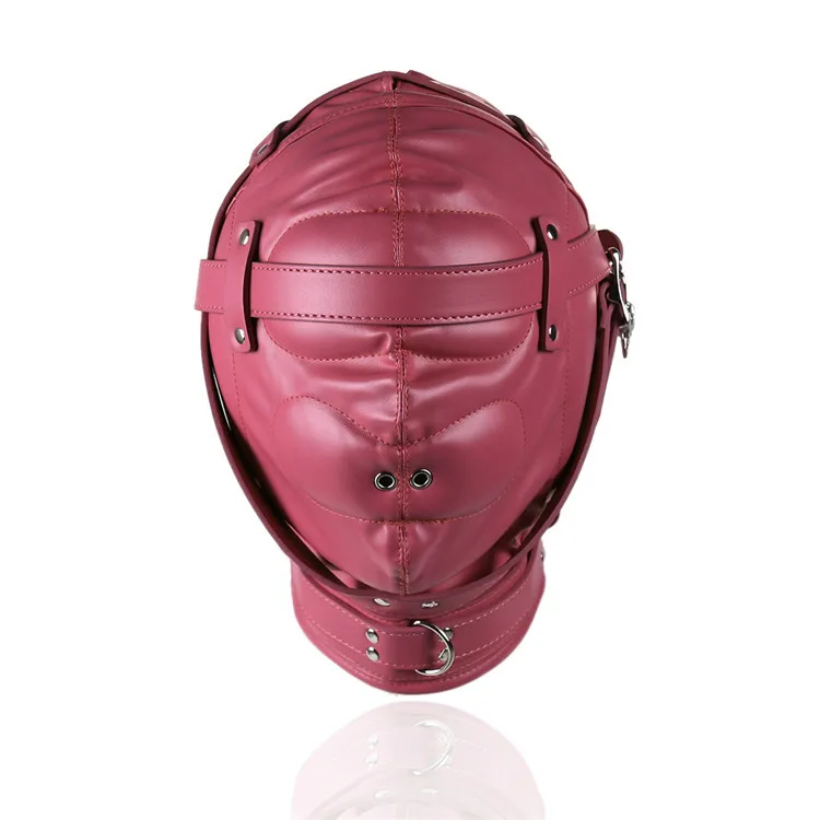 Cappuccio bdsm maschera bondage e kit di restrizione nero_voghion.com