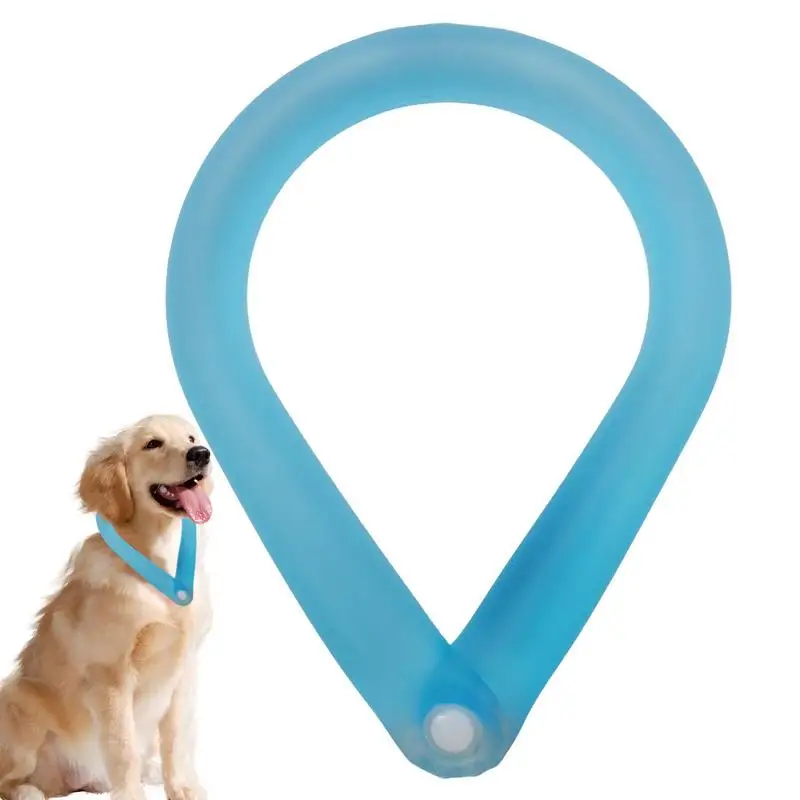 

Pet Cooling Neck Cats Dogs Cooler Collar Pet Cooling Collar Chill Out No Electricity Needed Long Term Cooling Reusable Neck