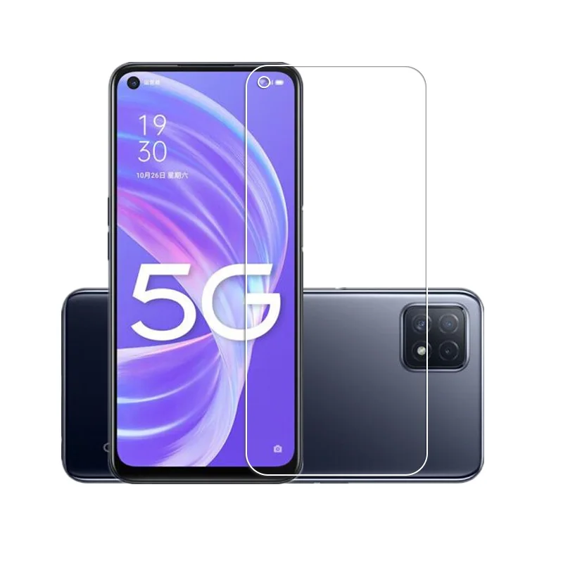 

2PCS Tempered Glass For OPPO A72 Anti-scratch Screen Protector 2.5D 9H Film Glass for OPPO A52