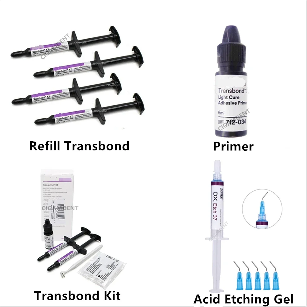 Mastermedi zinc oxide eugenol cement dental care kit glue for crowns