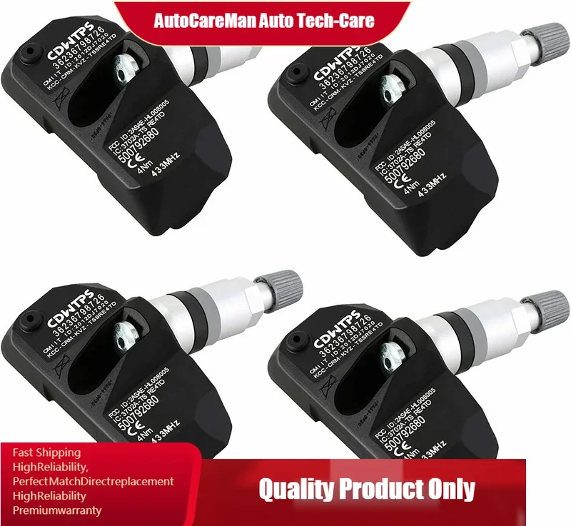 

4PCS Tire Pressure Sensor TPMS Fit for Mini Cooper BMW 328i 528i 535i - 36236798726