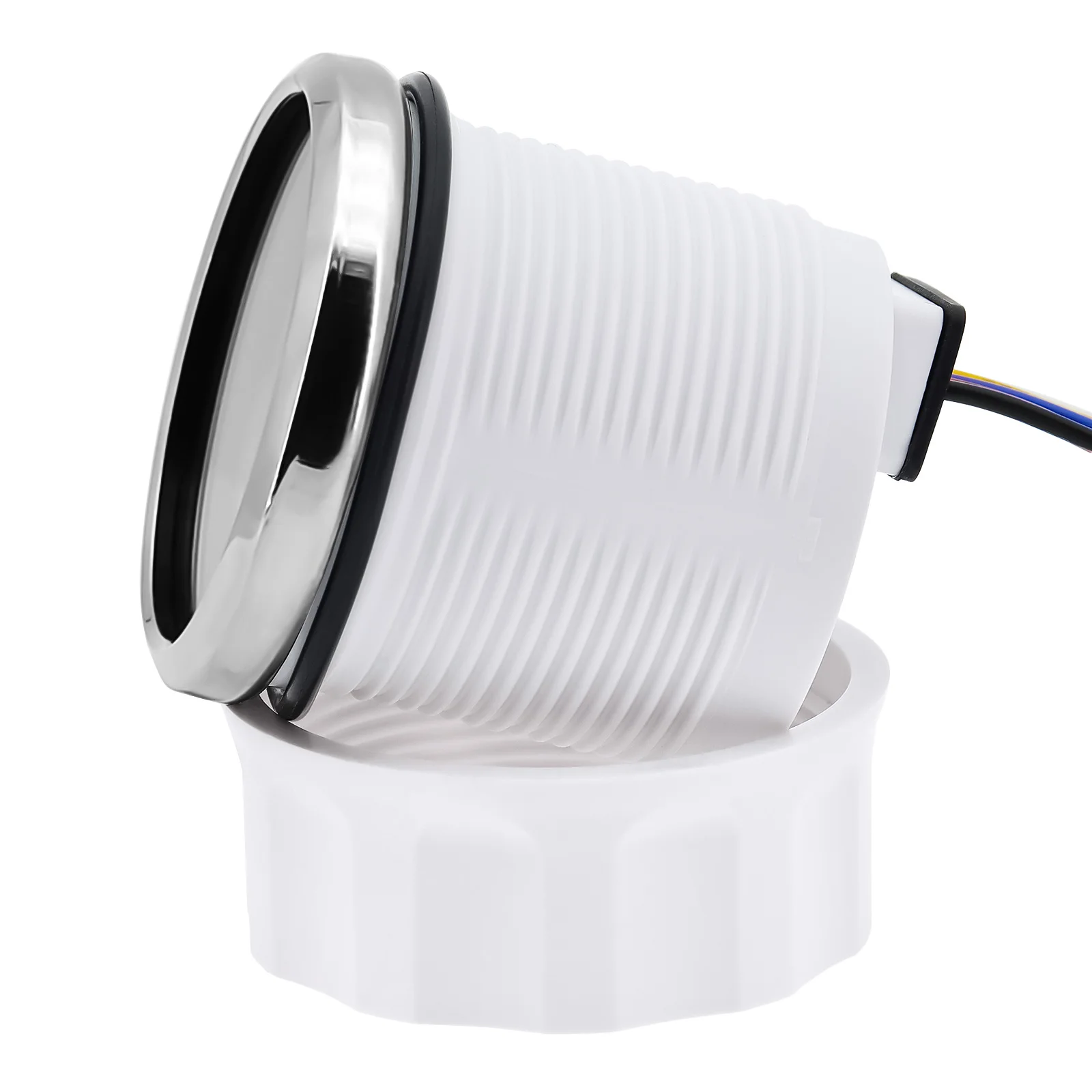 알람 포함 수위 계량기 표시기, 자동차 해양 요트 보트, 2 인치, 52mm, 0-190/240-33 OHM, 7 가지 색상
