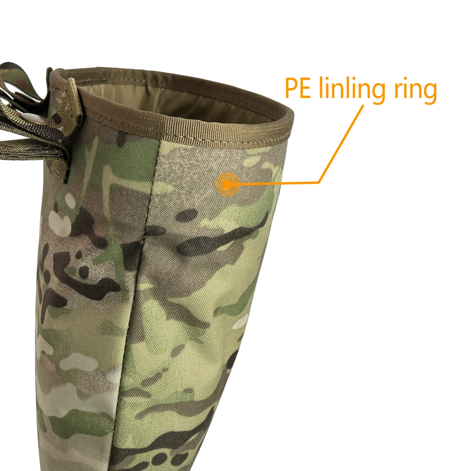 UNIONTAC 500D Nylon Magazin MOLLE Schnellverschluss-Recycling-Taschen Magazin Dump Pouch Combat Tactical Pouch mit großem Fassungsvermögen – Detail 3