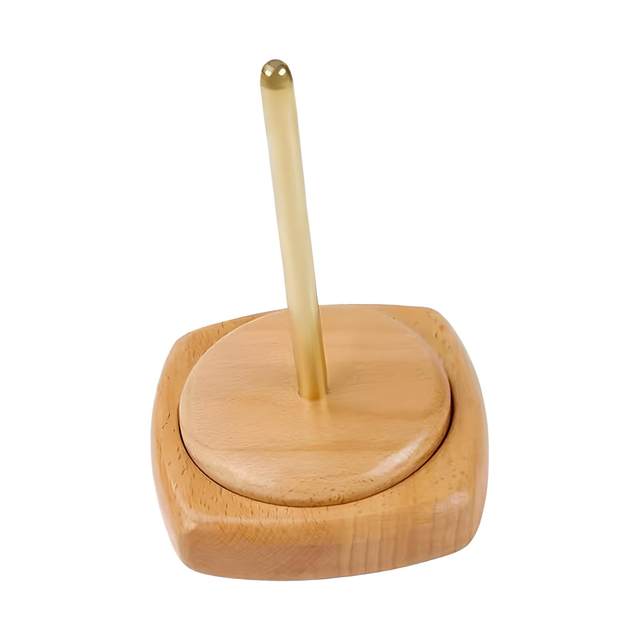Yarn Ball Holder Beech Wood Yard Winding Wood Organizer Yarn Dispenser for Craft