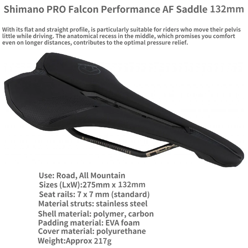 PRO ファルコンカーボン AFホワイト ブラック 132mmカーボン