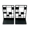 2 Pcs Color Railings Book Ends for Shelves Duty Bookend for Heavy Books Organizer Book Home Bookend Book rack Holder Stand Shelf 1