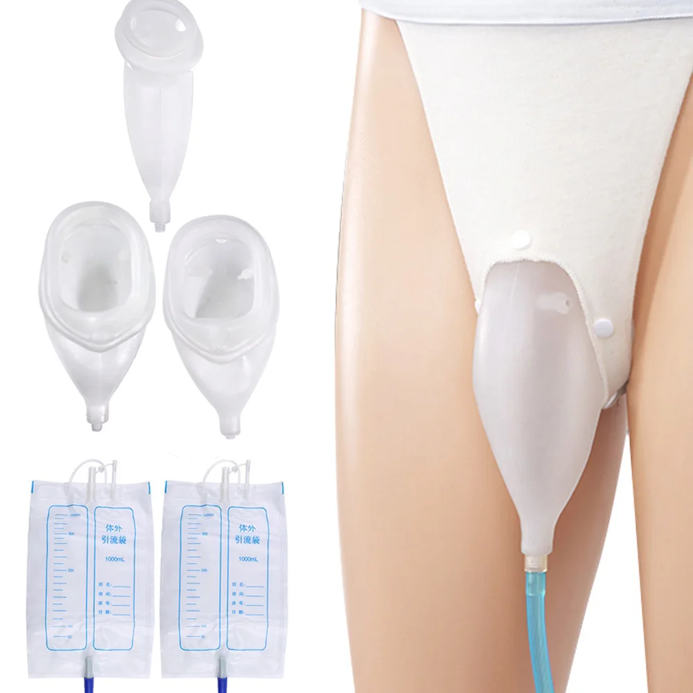 

Hypo-allergenic Female Male Elderly Men 1000ml Urine Bag Urine IncontinenceUrine Collector Urination Catheter Bag Adult Toilet