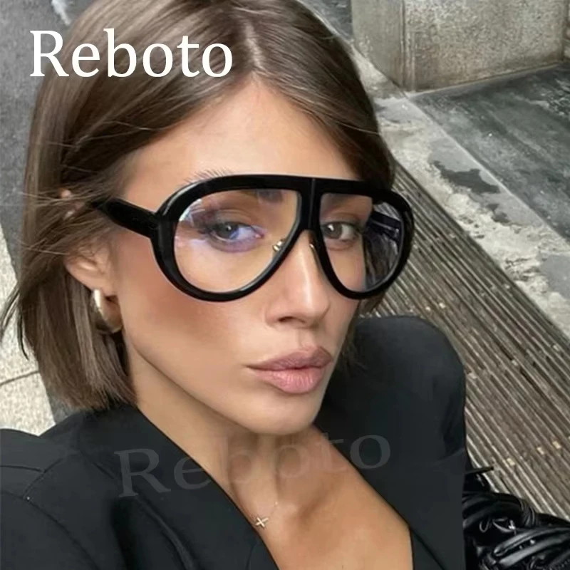 Eyeglasses frames Women's Oversized Anti Blue Light Spectacle Frame