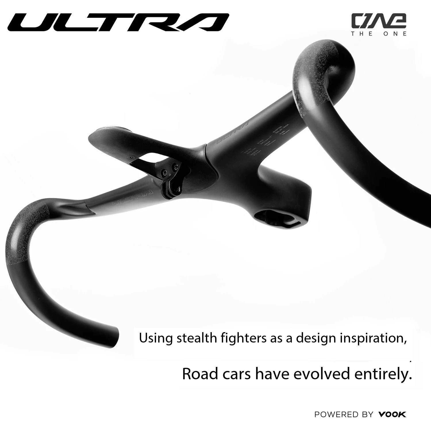 The One ULTRA Handlebar T800 Carbon Handlebar 28.6mm UD ultra