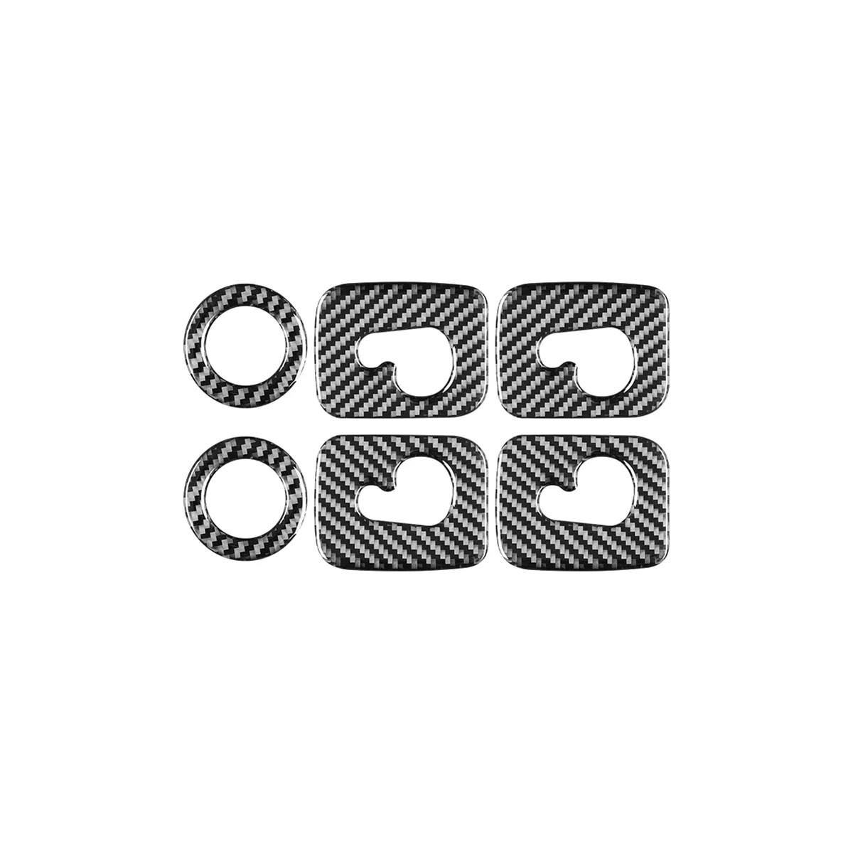 Gancio Per Tetto Copertura Del Pannello Trim Frame Sticker Decorazione In Fibra Di Carbonio Per Q5 2018-2023 Accessori Interni