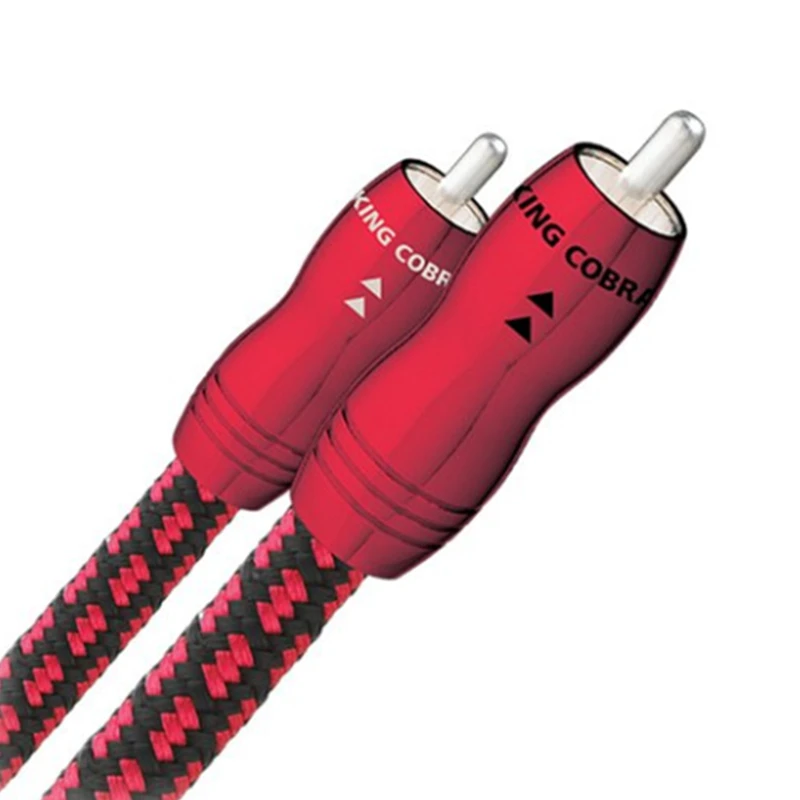 

King Cobra RCA Signal Cable PSC+ Conductor ( Perfect-Surface Copper+ ) HiFi Audio Amplifier Signal Cable