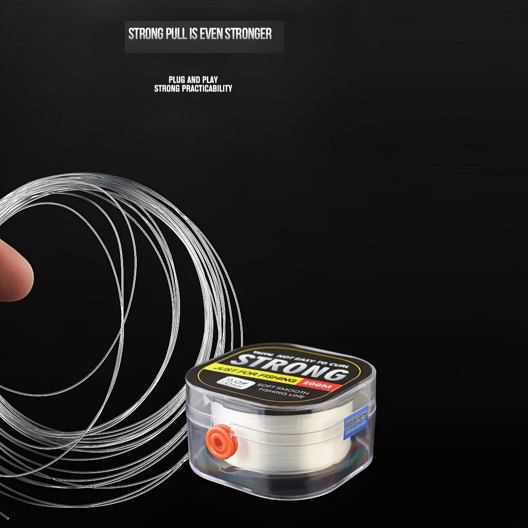 

Леска рыболовная нейлоновая мягкая, 200 м